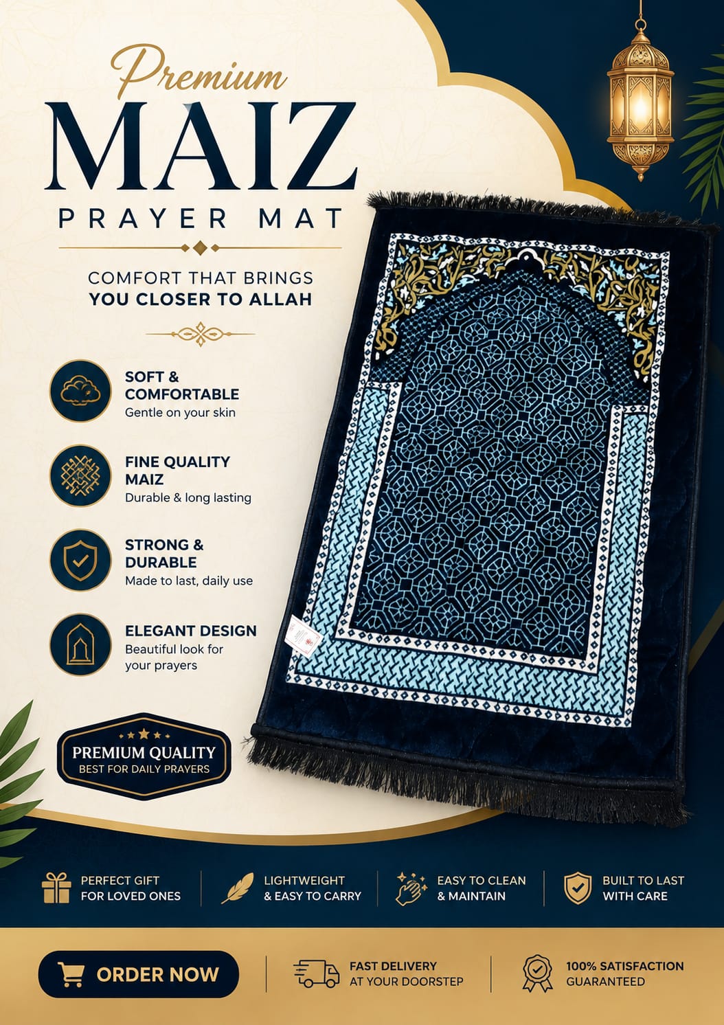 Premium maiz prayer mat